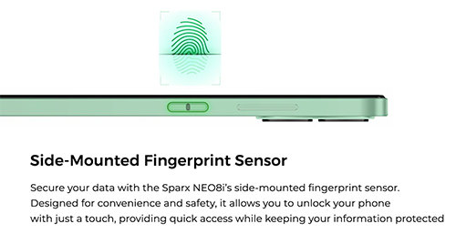 Side-Mounted Fingerprint Sensor