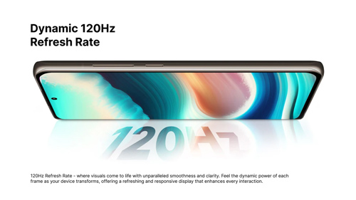 Sparx Note 20 Dynamic 120Hz Refresh Rate